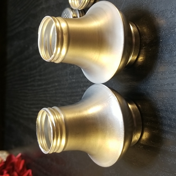 Depression Era Aluminum No Tip Weighted Salt & Pepper Shakers - Picture 6 of 11